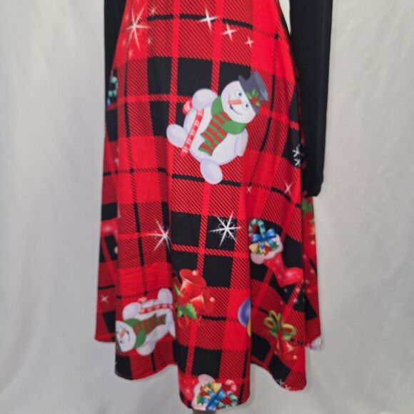 Scalloped V/Scoop Neck Holiday Party Dress Size XL - Picture 4 of 11